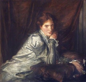 Lady with a Cyclamen (The Honourable Mrs H. Chaloner Dowdall, 1876–1939)