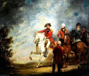 George Iii, Reviewing His Troops — Sir William Beechey