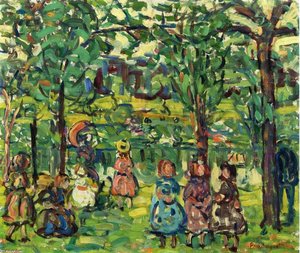 Children In The Park — Maurice Brazil Prendergast, Post-impressionism