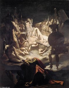 The Dream Of Ossian — Jean-auguste-dominique Ingres, Neoclassicism