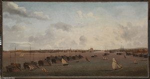 Portsmouth Harbour With Prison Hulks — Ambroise Louis Garneray