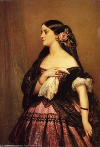 Xavier Adelina Patti — Franz Xaver Winterhalter