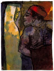 Dark Man And Woman — Emile Nolde