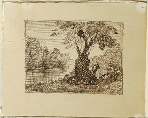 Imaginary River Landscape — Frederic Edwin Church, Hudson River School