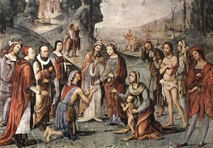 St Cecily's Charity — Lorenzo Costa (the Elder)