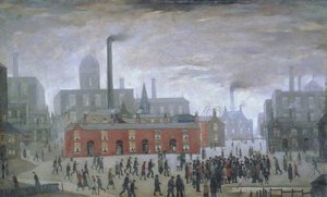 An Accident — Laurence Stephen Lowry
