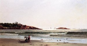 Indian Rock, Narragansett Bay — Alfred Thompson Bricher