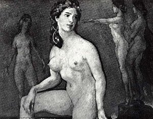 The Sun's Bride, (painting) — Arthur B. Davies