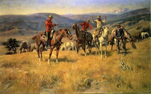 When Law Dulls The Edge Of Chance — Charles Marion Russell, Western Realism