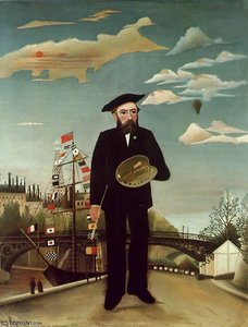 Myself, Portrait-landscape, Ná — Henri Julien Félix Rousseau (le Douanier)