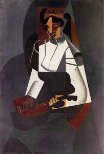 Woman With A Mandolin (after Corot) — Juan Gris