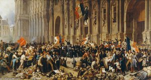 Lamartine Rejects The Red Flag — Henri Félix Emmanuel Philippoteaux