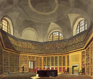 The King's Library, Buckingham House_2 — James Stephanoff