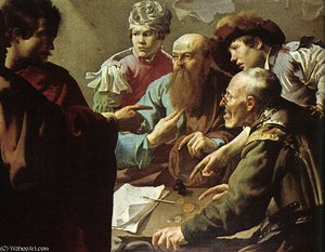 The Calling Of Saint Matthew, Utrecht — Hendrick Terbrugghen