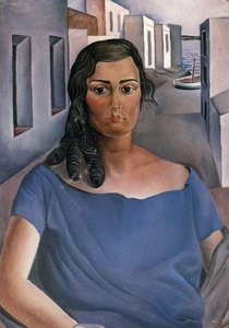 Portrait Of A Girl In A Landscape (cadaquns), Circa 1926 — Salvador Dalí, Surrealist Expressionism