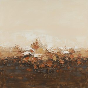 Ethereal Earth: A Monumental Study Of Eroded Horizons And Sculptural Earth Tones — David Moreau, Plaster & Texture