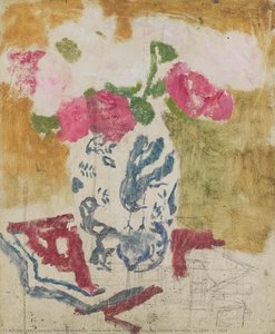 Vase with Pink Flowers, George Hendrik Breitner, c. 1880 - c. 1923