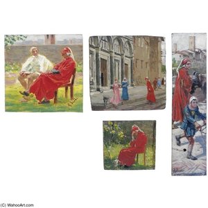 Scene Della Vita Di Dante — Raffaelo Sorbi