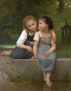Fishing For Frogs — William-adolphe Bouguereau, Academic Classicism
