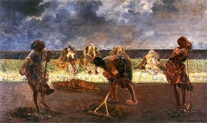 Women Pillaging Hay — Jacek Malczewski