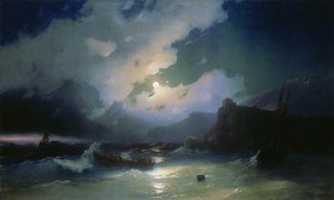 Island Of Patmos — Ivan Konstantinovich Aivazovsky, Romanticism