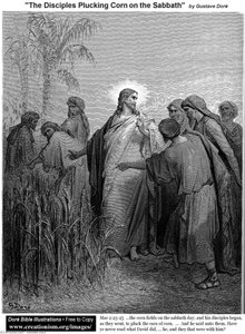 Die Jünger Ernten Korn Am Sabbat — Paul Gustave Doré