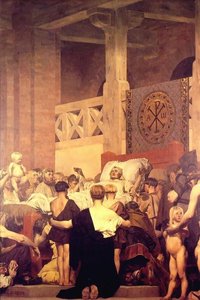 Death Of Saint Genevieve — Jean-paul Laurens, French Academic Painting