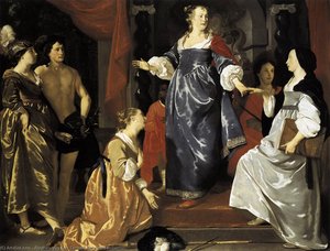 Die Maid von Leiden begrüßt 'Nering'
