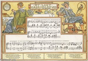 My Lady Greensleeves — Walter Crane