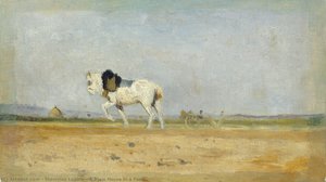 A Plow Horse In A Field — Stanislas Lépine