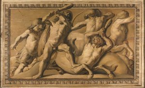 Hercules Defeating The Centaurs