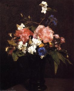 Flowers 3 — Henri Fantin-latour, Realism