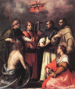 Disputation Over The Trinity — Andrea Del Sarto