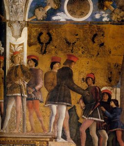 La Corte De Gonzaga (detalle) — Andrea Mantegna