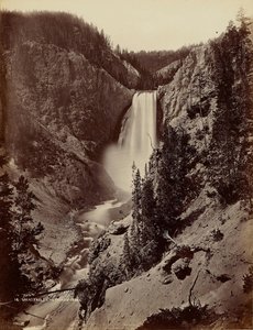 Great Falls Of The Yellowstone — William Henry Jackson, American Romanticism