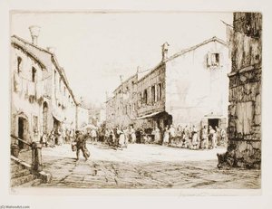 A Street In Venice — Herman Armour Webster