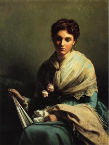 Portrait Of Miss Helen Leslie Myers (mrs. William Allen) — George Hetzel