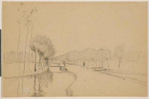 Sketch Of A A Canal — John Henry Twachtman