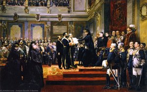 Pledge To The Constitution Of 1876 By The Regent Maria Cristina Of Hapsburg — Joaquín Sorolla Y Bastida, Late Impressionism