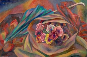 Bouquet And Sunshade — Mark Gertler