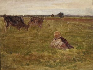 Study I For “shepherd Children” — Юзеф Хелмоньский