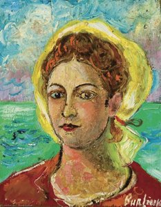 Portrait Of A Woman — David Davidovich Burliuk