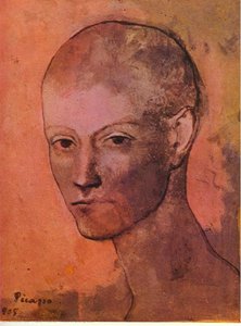 Head Of Young Man — Pablo Picasso, Early Cubism