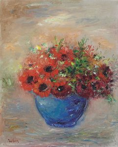 Anemones — Reuven Rubin