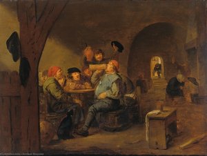 The Master Of Drinking — Adriaen Brouwer