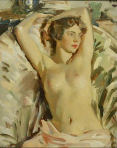 A Study — Wilfrid Gabriel De Glehn, Impressionism