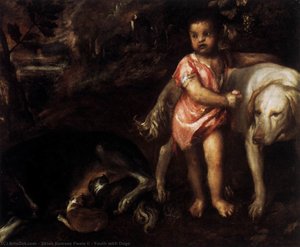 Junge Mit Hunden — Tizian Ramsay Peale Ii