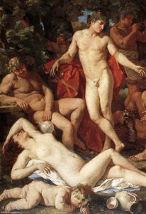 Midas Und Dionysos — Nikolaus Poussin, Baroque Style