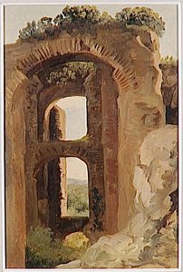 Arcades En Ruine — Pierre-henri De Valenciennes, Romantic Landscape