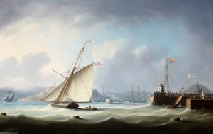 The Arrival Of George Iv At Leith Harbour — Thomas Buttersworth